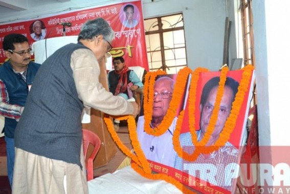State remembers comrade A.B Bardhan and Tarani Banik State remembers comrade A.B Bardhan and Tarani Banik